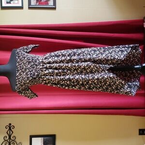 Everly womens empire waist strapless style dress